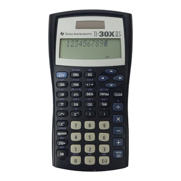 Texas Instruments TI 30X IIS Scientific Calculator Solar 2 Line 10 Digit TESTED - Picture 3 of 9
